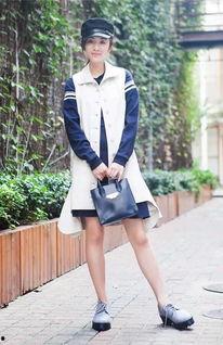 王晓晨街拍生活照